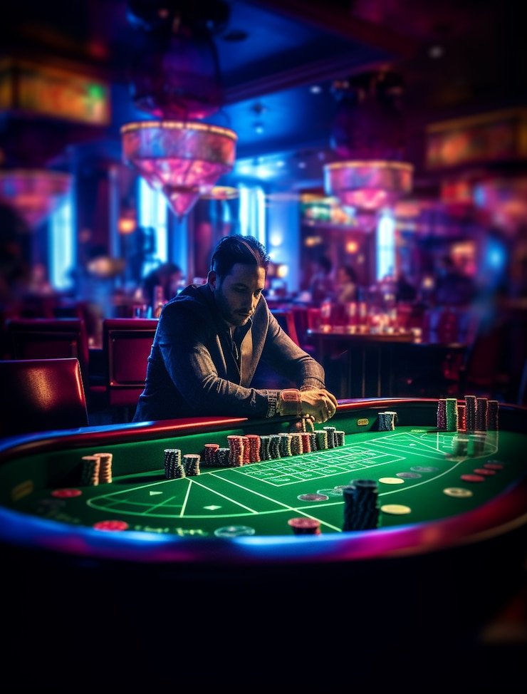 Antarmuka aplikasi dewa77 menampilkan menu utama dengan pilihan sportsbook, kasino langsung, dan slot